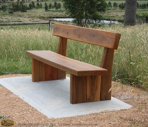 Diy Wooden Benches Outdoors With Back, Bench Wood Outdoor, Timber Bench Seat Outdoor, Outside Wooden Bench, Wooden Benches Outdoor Rustic, Outdoor Wooden Bench Diy, 2x6 Bench, Wooden Benches Outdoor, Wooden Bench Design