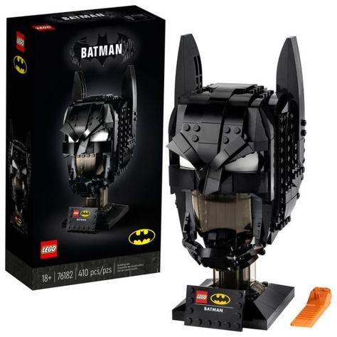 LEGO DC Batman Cowl (76182) Revealed - Pre-Order on Barnes & Noble - The Brick Fan Batman Lego Sets, Batman Cowl, Batman Gifts, Batman Collectibles, Lego Kits, Batman Mask, Batman Batman, Lego Super Heroes, Lego Dc