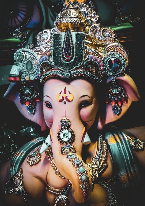 Ganpati. Download this photo by Mohnish Landge on Unsplash गणेश वॉलपेपर, Photos Of Ganesha, Ganesh Ji Images, Ganpati Bappa Wallpapers, Jai Ganesh, Ganpati Bappa Photo, Ganesh Lord, Shri Ganesh Images, Happy Ganesh Chaturthi Images