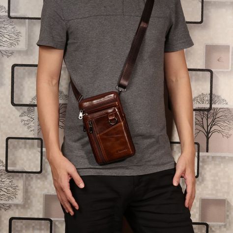 Jacket Men Style, Cheap Crossbody Bags, Leather Jacket Men Style, Vintage Crossbody Bag, Purse Vintage, Phone Purse, Mens Leather Bag, Cross Bag, Mens Leather