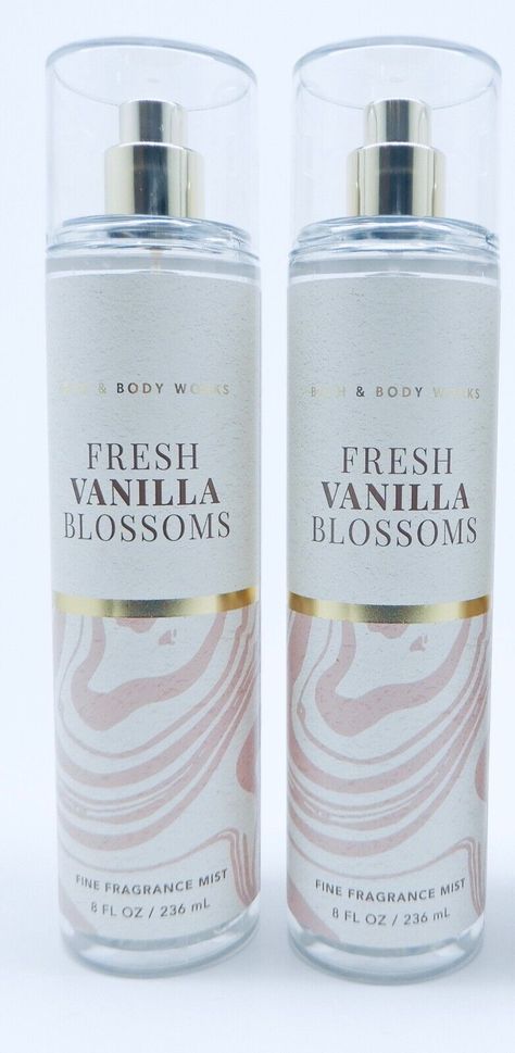 Fresh Vanilla Blossom, Business Statement, Rose Water Spray, Bath And Body Work, Perfume Collection Fragrance, Bath And Body Works Perfume, Smell Goods, Bath And Bodyworks, Body Care Routine