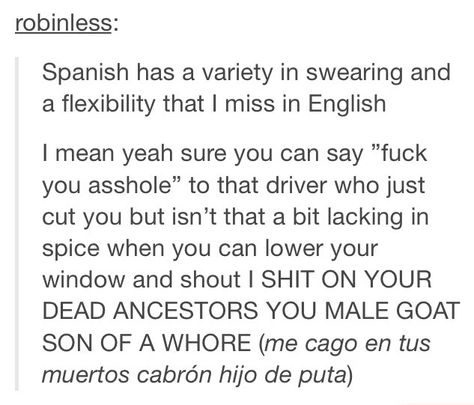 Swear Words, Spanish Teacher, Funny Tumblr Posts, Hysterically Funny, Internet Funny, Really Funny Memes, What’s Going On, Funny Stories, Writing Inspiration