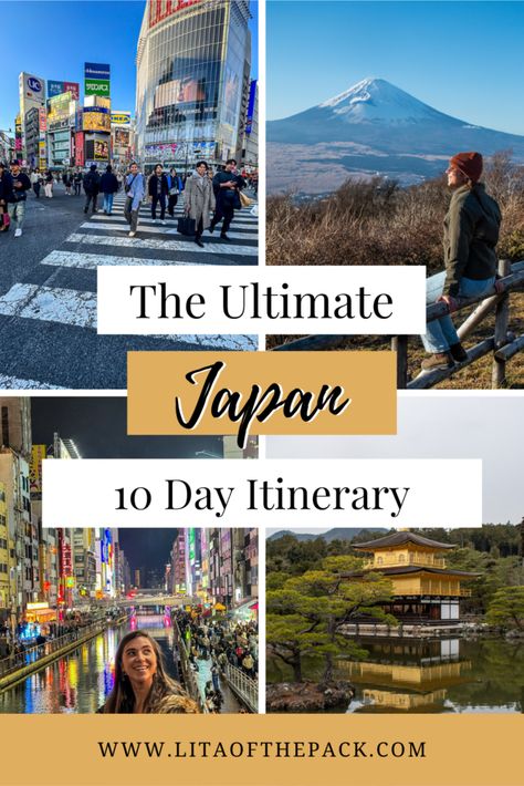 The Best 10 Day Japan Itinerary - Lita of the Pack 12 Days In Japan, 10 Days In Japan Itinerary, 10 Day Itinerary Japan, Japan Itinerary 10 Days, Itinerary Template Free, Asia Travel Outfit, Japan Itinerary, Serene Nature, Couple Travel