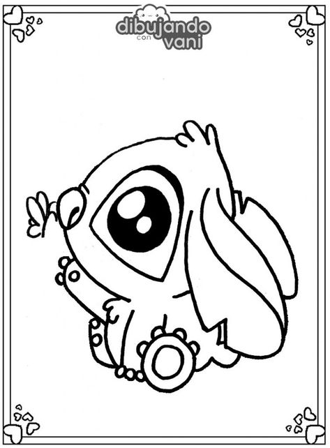 Dibujo de stitch para imprimir y colorear en estilo kawaii. Personajes de Disney para descargar y colorear % - Dibujando con Vani Disney Stitch Tattoo, Stitch Kawaii, Context Clues Worksheets, Stitch Coloring Pages, Flag Template, Farm Animal Coloring Pages, Kawaii Disney, Cars Coloring Pages, Stitch Pictures