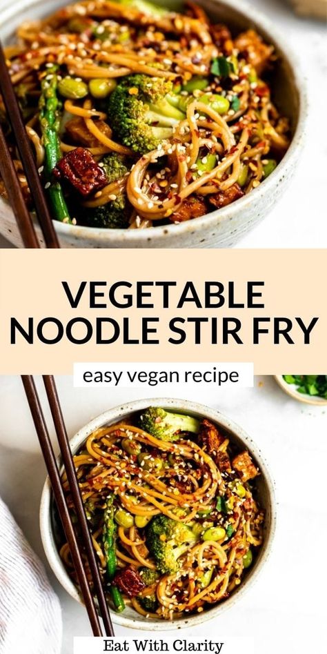 Broccoli Tofu, Vegetable Noodle, Vegetarian Stir Fry, Vegan Stir Fry, Pan Fried Tofu, Noodle Stir Fry, Vegan Noodles, Vegetable Noodles, Tofu Stir Fry