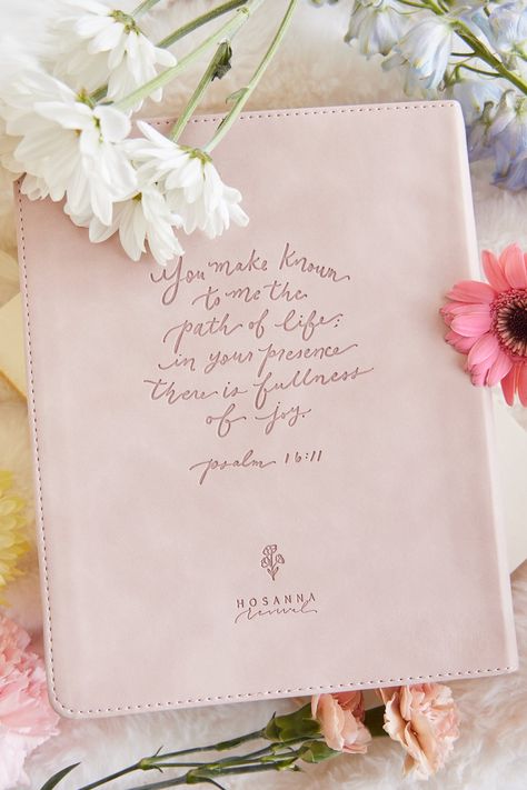 Hosanna Revival ESV Journaling Bible: Shiloh Theme | Altar'd State Hosanna Revival, Esv Journaling Bible, Psalm 16:11, Esv Bible, Journaling Bible, Christian Girl, Scripture Journaling, Morning Beautiful, Birthday Wishlist