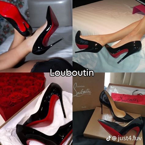 Louboutin Heels Outfit, Capsule Wardrobe Women, Designer Hair Accessories, Pretty Heels, Luxury Heels, Heels Aesthetic, Fashion Shoes Heels, Cute Shoes Heels, Shoes Heels Classy