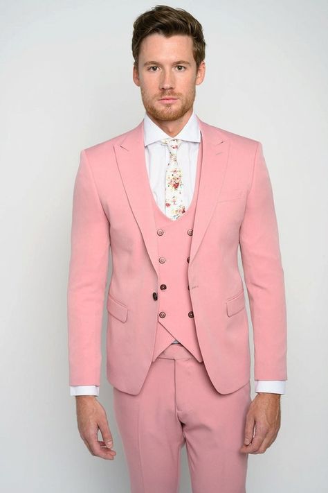 Hey, I found this really awesome Etsy listing at https://www.etsy.com/listing/1132552559/mens-suit-pink-3-piece-slim-fit-suit Men Pink Suit, Wedding Cocktail Party, Slim Fit Suit Men, Dinner Suit, Slim Fit Tuxedo, Dinner Jacket, Groom Groomsmen, Pink Men, Pink Suit