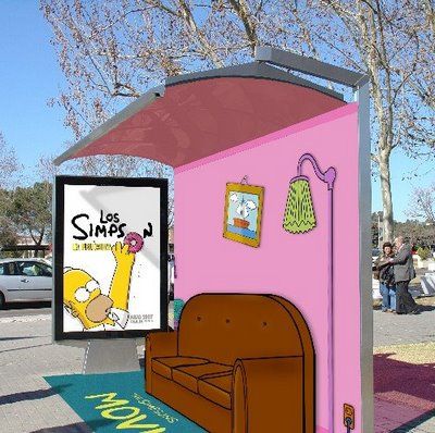 Los Simpsons Guerilla Marketing Examples, Creative Exhibition, Guerrilla Advertising, Guerrilla Marketing, Simpsons Drawings, 광고 디자인, Publicidad Creativa, Design Exhibition, Exhibit Design