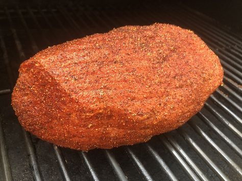 Smoked Eye Of Round, Smoked Roast Beef, Round Eye Steak Recipes, Beef Eye Of Round, Smoked Roast, Beef Eye Round Roast, Traeger Smoker Recipes, Eye Round Roast, Eye Of Round Roast