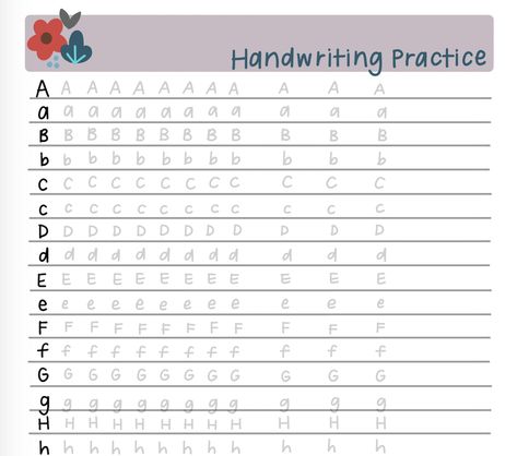 aesthetic handwriting practice sheets Better Handwriting Worksheets, Better Handwriting, Free Printable Handwriting Worksheets, Letter Practice Sheets, Wood Fountain, Handwriting Worksheet, Hand Lettering Practice Sheets, Blox Burg, Handwriting Sheets