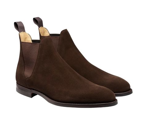 Brown City, Styling Chelsea Boots, Smart Casual Wear, Crockett And Jones, Velvet Slippers, Suede Belt, Chelsea Boots Men, Clothes Horse, Suede Material