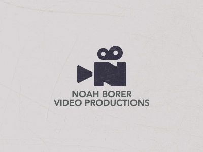 I like the simplicity of the design and the use of the film camera - I like the font but it does feel a bit corporate N Logo Design, Camera Logos Design, Film Logo, Self Branding, Photographer Logo, Camera Logo, Best Logo Design, Video Production, Photography Logos