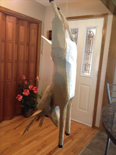 Hunting deer pinata Deer Pinata, Hunting Party Decorations, Hunting Birthday Party Decorations, Deer Hunting Birthday, Deer Birthday Party, Hunting Birthday Party, Camo Birthday Party, Deer Party, Hunting Ideas