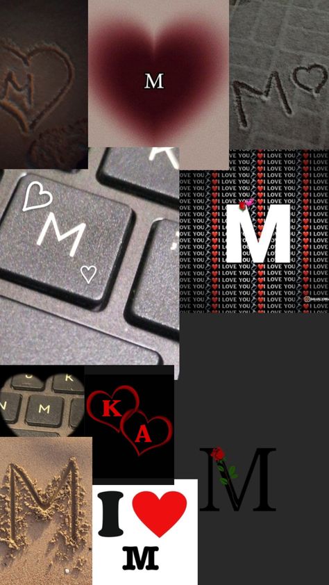 M And R Letters Love, A Wallpaper Letter Love, M Letter Images, Cute Bibles, Initial M, Image Collage, M Letter, Wallpaper Iphone Summer, Aesthetic Letters