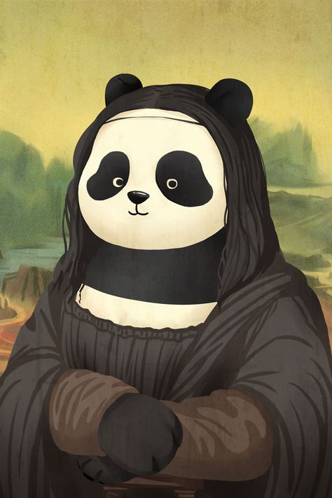 Panda Bear, Black And White, White, Black, Pandas