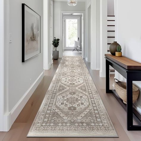 Hallway runner rug entryway