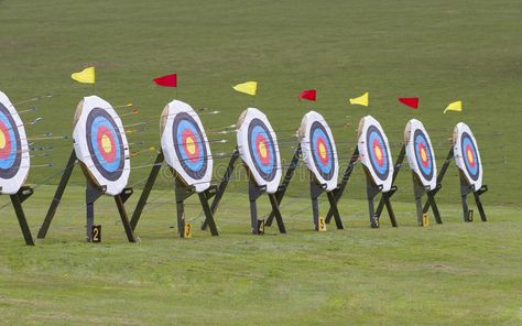 Archery Field, Branding Layout, Field Target, Archery Targets, Target Archery, Archery Target, Park Playground, Green Field, Stock Photography Free