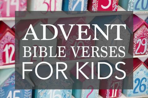 Christmas Prayer For Kids, Advent Bible Verses For Kids, Advent Bible Verses, Days To Christmas Countdown, Advent Scripture, Christmas Bible Verse, Scriptures For Kids, Verses For Kids, Advent For Kids