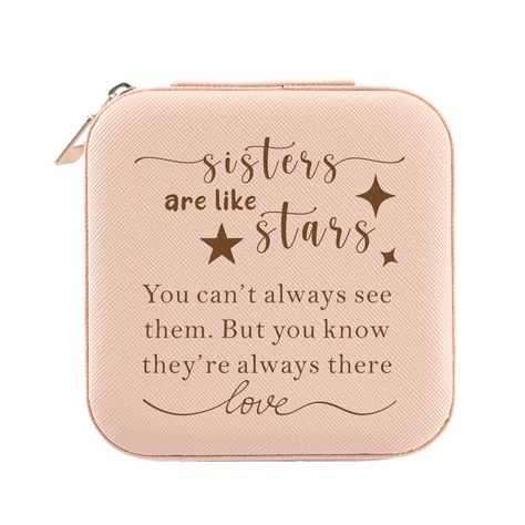 PRICES MAY VARY. Title: Sister Gifts from Sister - Sisters Are like Stars Jewelry Organizer, Reminder Gift for Soul Sister, Happy Birthday Gifts for Sister, Christmas Wedding Gift for Sister from Soul Sister Bestie. Product Type: Departments > Shoe, Jewelry & Watch Accessories > Jewelry Accessories > Jewelry Boxes & Organizers > Jewelry Boxes Gifts For Sister Christmas, Wedding Gift For Sister, Organizers Jewelry, Sister Happy Birthday, Stars Jewelry, Sister's Birthday, Sister Wedding Gift, Christmas Wedding Gifts, Sister Christmas