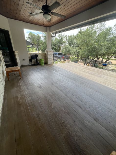 DesigncreteDIY – DIY Concrete Overlay | Make Your Concrete Look Like Wood Concrete Overlay, Modern Outdoor Spaces, Concrete Wood, Weekend Projects, Concrete Patio, Concrete Diy, Modern Outdoor, Color Textures, Outdoor Space