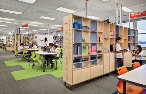 New Classrooms Learning Module | 2014-01-16 | Architectural Record School Library Design, Storage Cubbies, Creative Office Space, Library Shelves, Residence Hall, Classroom Storage, Shelving Design, Cubby Storage, Classroom Furniture