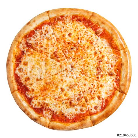 Stock Image: Pizza margarita top view isolated on white background Pizza Hd, Pizza Mexicana, Homemade Cheese Pizza, History Of Pizza, Pizza Pictures, Pizza Margarita, Margarita Pizza, Chicago Pizza, Pizza Margherita