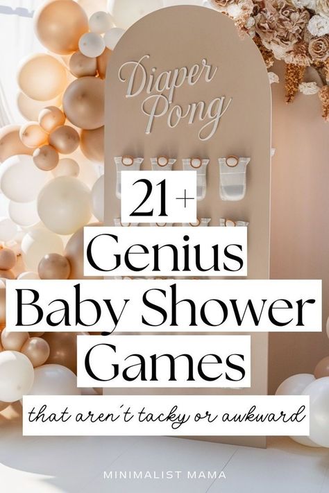 Searching for cute baby shower ideas? When it comes to baby showers, entertaining a crowd can be tricky - but THESE baby shower games are MAJOR crowd pleasers, inexpensive & easy to set up! Perfect for both boy baby showers or girl baby showers! (SAVE to your cute baby shower ideas / baby showers board for later!) Top Baby Shower Games, Baby Shower Mixto, Girl Baby Showers, Baby Sprinkle Games, Activities Board, Fall Baby Shower Game, Easy Baby Shower Games, Shower Activities