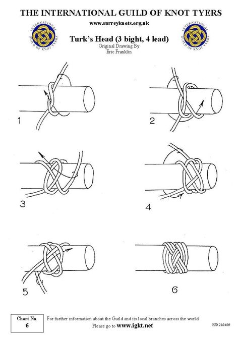 Turks Head Survival Knots, Knots Guide, Decorative Knots, Paracord Diy, Paracord Knots, Tie A Knot, Knots Diy, Knots Tutorial, Rope Crafts Diy