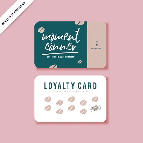 Rewards Card Design, Gym Ads, Saving Cards, Esthetician Supplies, Loyalty Card Design, Gold Foil Business Cards, Loyalty Card Template, Smoothie Shop, Customer Card