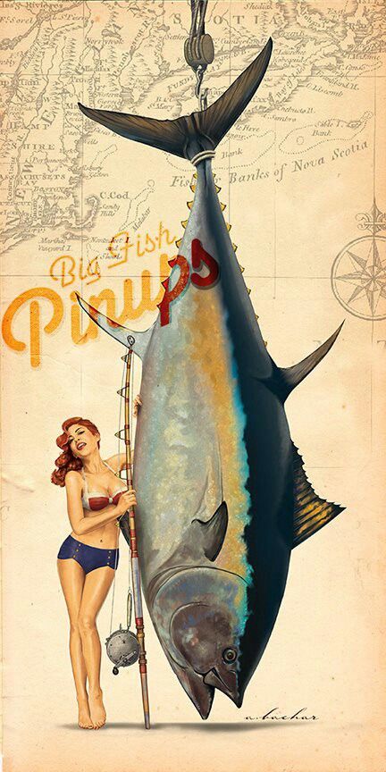 Bd Design, Bluefin Tuna, Tuna Fishing, Salt Water Fishing, Sweet Caroline, Fish Drawings, Pin Ups, Fishing Girls, Sport Fishing