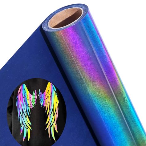 PRICES MAY VARY. 🌈【UNIQUE REFLECTIVE RAINBOW VINYL】: Our Reflective rainbow heat transfer vinyl Roll is made of high quality PU and special reflective materials through special process. PU is much stretchy and soft, touch feeling good, reflective more strongly. At night, the iron on vinyl glows wonderful if put it under a light source like phone flash, lamp, etc. A great chioce for nighttime running, biking, driver to ensure visibility and safety! ✂️【EASY CUT & WEED & TRANSFER】 : Our reflective Rainbow Vinyl, Vinyl Roll, Planner Business, Vinyl Rolls, Reflective Material, Htv Vinyl, Product Ideas, Iron On Vinyl, Feeling Good