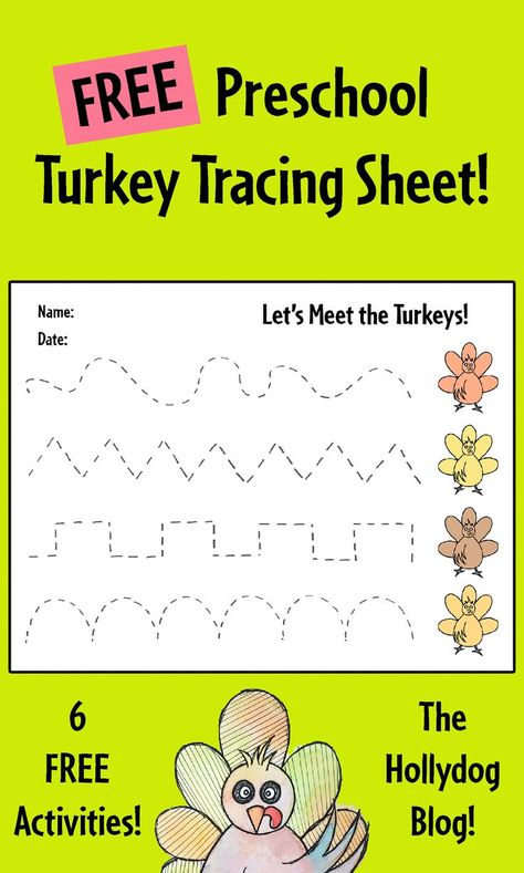 Check out these great FREE Printable Activity Sheets for Toddlers-Preschool! This turkey tracing sheet is great for building pre-writing skills. Turkey Activites for Preschool | Turkey Tracing Page | Preschool Tracing Sheets | Tracing Worksheets Preschool |Tracing lines Preschool Free Printable November Worksheets For Preschool, Tracing Lines Preschool Free Printable, Thanksgiving Worksheets Preschool, November Worksheets, Preschool Turkey, Lines Preschool, Free Printable Activity Sheets, Thanksgiving Activities Preschool, Thanksgiving Worksheets