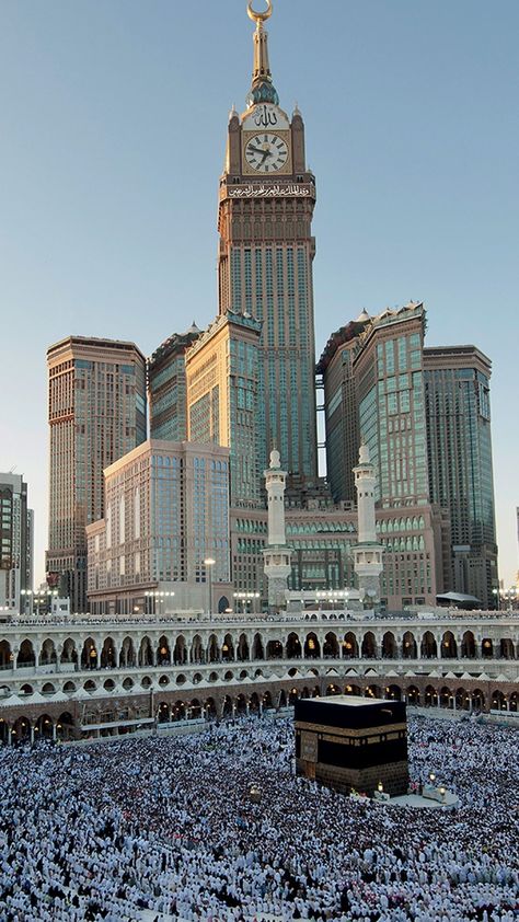 57+ Mecca Hd Wallpapers on WallpaperPlay Tall Buildings, Clock Tower, Makkah, The City, Tower, Clock, Wallpapers, Iphone