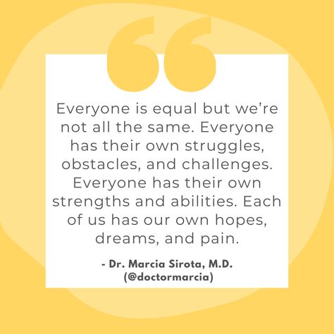 #wisdomwednesday Everyone is equal but we’re not all the same. Everyone has their own struggles, obstacles, and challenges. Everyone has their own strengths and abilities. Each of us has our own hopes, dreams, and pain. #ruthlesscompassion #kindvsnice Everyone Is Equal, Compassion Quotes, Nice Quotes, Best Self, Live For Yourself, Life Coach, Best Quotes, Life Is Good, Podcast