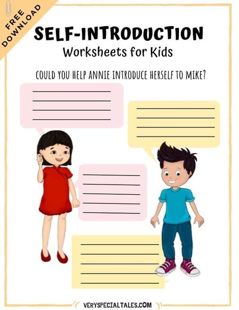 Example of a Self Introduction Worksheet for Kids Self Introduction Worksheet, Self Introduction, Introduction Activities, Activities Printable, Kids Worksheets, Worksheet For Kids, Bahasa Melayu, Activity Board, Parenting Toddlers