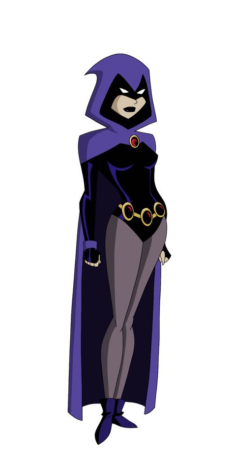 Raven Titan, Dc Costumes, The New Teen Titans, Villain Costumes, Teen Titan, Raven Teen Titans, Bruce Timm, Cartoon World, Dc Comics Characters