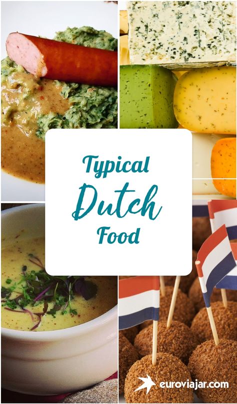 Dutch Decor Netherlands, Dutch Salad, Dutch Snacks, Traditional Dutch Recipes, Typical Dutch Food, Boston Cream Cake, Dutch Cuisine, Dutch Culture, Travel Holland