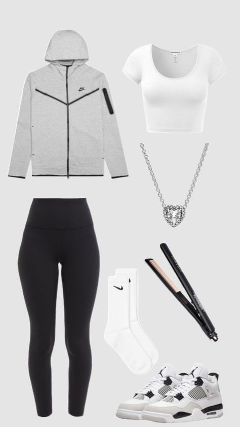 Chav Outfits, Sporty Girl, Teen Swag Outfits, Mode Zara, Cute Nike Outfits, Fitness Wear Outfits, Casual Preppy Outfits, Cute Lazy Day Outfits, Trendy Outfits For Teens