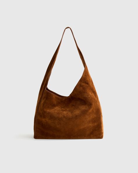 Italian Suede Slouchy Shoulder Bag Brown Suede Bag, Best Travel Outfits For Women, Slouchy Tote Bag, Slouchy Tote, Slouchy Bag, Friends Cast, Suede Purse, Italian Bags, Suede Bag