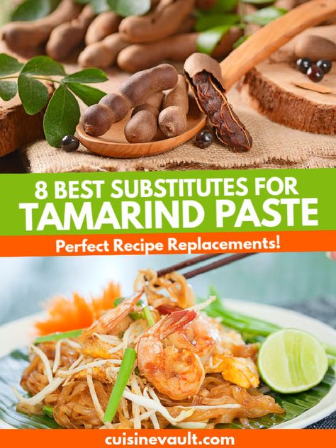 Are you looking for a useful replacement for tamarind paste? We've got some excellent substitutes which are mostly easy to find ingredients in the supermarket. #tamarindpaste #ingredientsubstitute Tamarind Paste Recipe, Tamarind Paste Recipes, Tamarind Recipes, Chorizo And Eggs, Easy Breakfast Recipes, International Dishes, Tamarind Sauce, Cooking For A Group, Tamarind Paste