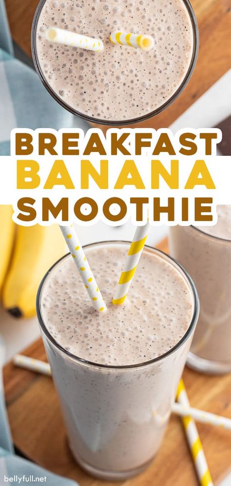 Greek Yogurt Smoothie Recipes, Coffee Banana Smoothie, Greek Yogurt Smoothie, Frosted Coffee, Smoothie Breakfast, Yogurt Honey, Banana Breakfast Smoothie, Smoothie Recipes With Yogurt, Honey Milk