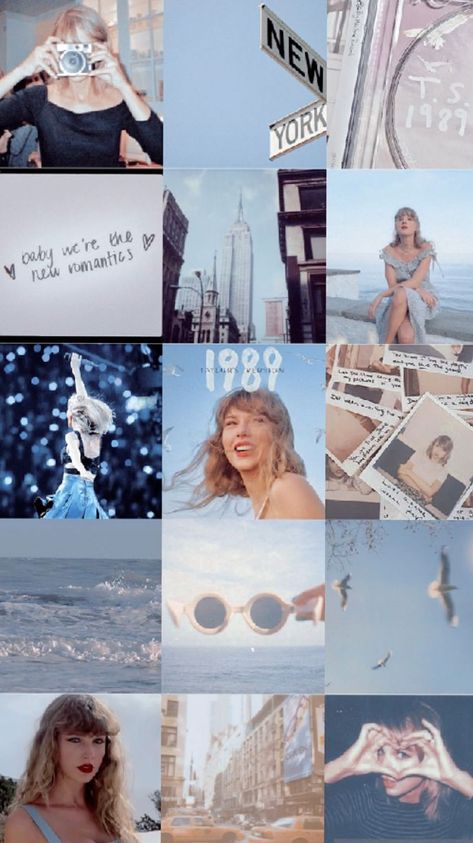 My favorite era! Taylor Swift Eras Collage Wallpaper, 1989 Taylor Swift Homescreen, Taylor Swift 1989 Aesthetic Collage, 1989 Taylor Swift Aesthetic Collage, Taylor Swift Wallpaper1989, Taylor Swift 1989 Taylors Version, 1989 Collage Wallpaper, 1989 Taylor Swift Collage, 1989 Aesthetic Taylor Swift Wallpaper