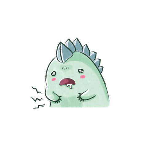 So hungry! "Gecko Chan" By Meritxell Garcia LINE Stickers, available here… Hungry Character Illustration, Hungry Character Design, Hungry Drawing, Hungry Illustration, Hungry Cartoon, Cooking Cartoon, Dragon Character Design, Hungry Monster, Dragon Character