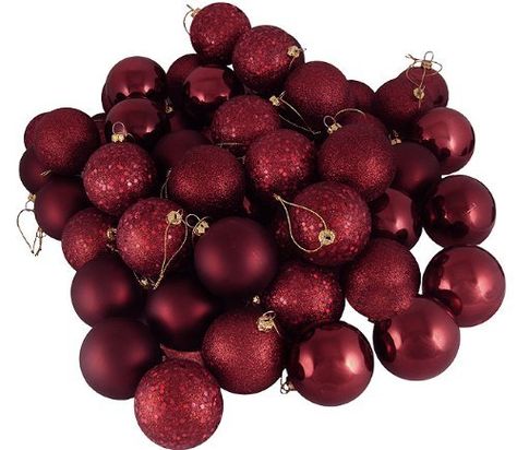 60ct Burgundy Shatterproof 4Finish Christmas Ball Ornaments 25 60mm -- Read more reviews of the product by visiting the link on the image. (This is an affiliate link) Balloon Arch Diy, Christmas Ball Ornaments, Shatterproof Ornaments, Christmas Central, Christmas Ball, Artificial Christmas Tree, Ball Ornaments, Christmas Balls, The Holiday Aisle