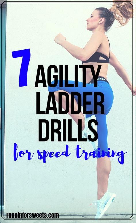 Speed Ladder Workout, Strength And Agility Workouts, Workouts For Speed And Agility, Softball Ladder Drills, Ladder Drills Workouts, Ladder Exercises Workouts, Speed Ladder Drills, Agility Workouts Speed Training, Speed Training Workout