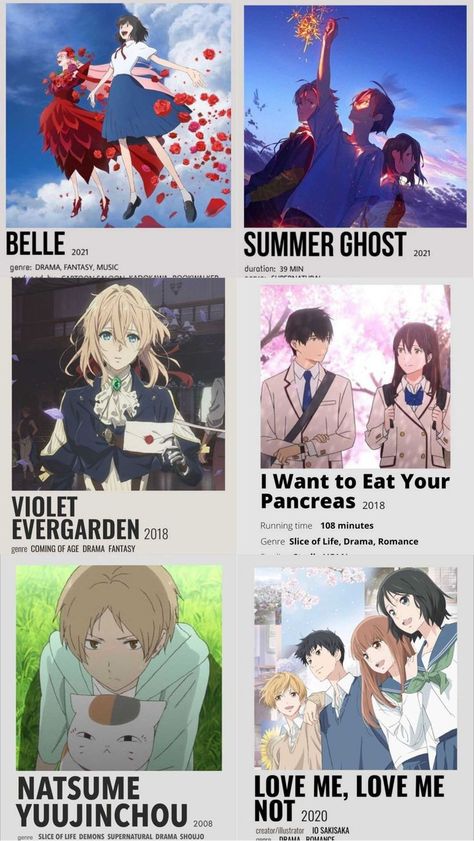 Anime Movies Name List, Love Anime Recommend, Summer Ghost Anime Poster, Animes Movies To Watch, Best Manga Books To Read, Must Watch Anime’s, Best Love Anime To Watch, The Best Anime To Watch, Romance Anime Movies To Watch