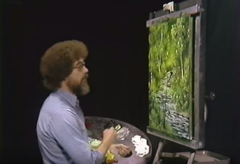 Bob Ross Painting Videos, Bob Ross Youtube, Robert Ross, Bob Ross Art, Cute Bob Haircuts, Coloring Painting, Oil Painting Lessons, Bob Ross Paintings, Cute Bob