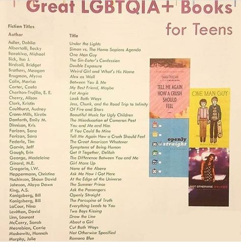 Lgbt Book, Queer Books, Gay Books, Recommended Books To Read, Book Suggestions, Reading Challenge, Best Books To Read, Books For Teens, Reading Recommendations