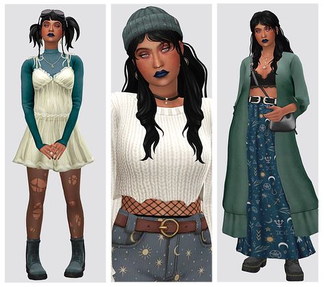 Muckleberry Jam Sims 4 Cc Spooky Clothes, Sims 4 Seasons Cc Clothes, B0t0xbrat Sims 4 Cc, Whimsigothic Sims 4 Cc, Sims 4 Cc Style, Whimsigoth Sims 4, Sims Cc Black Hair, Sims 4 Cc Whimsigoth, Sims 4 Teen Cc Clothing